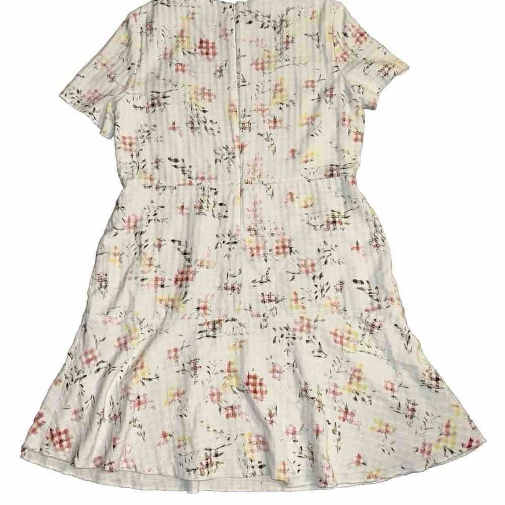 Lauren Ralph Laure. Vintage Floral Print Short Sleeve Dress size 4